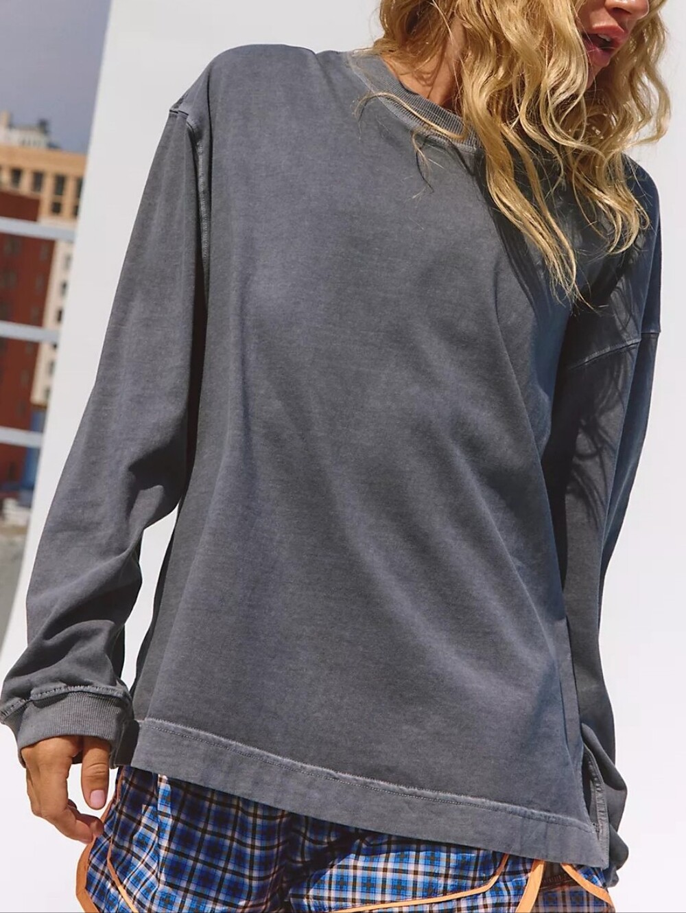 NWOT Free People Long Sleeve Tee. Medium
